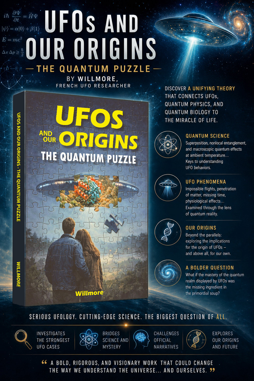 Book in English: UFOs and Our Origins-A Quantum Puzzle